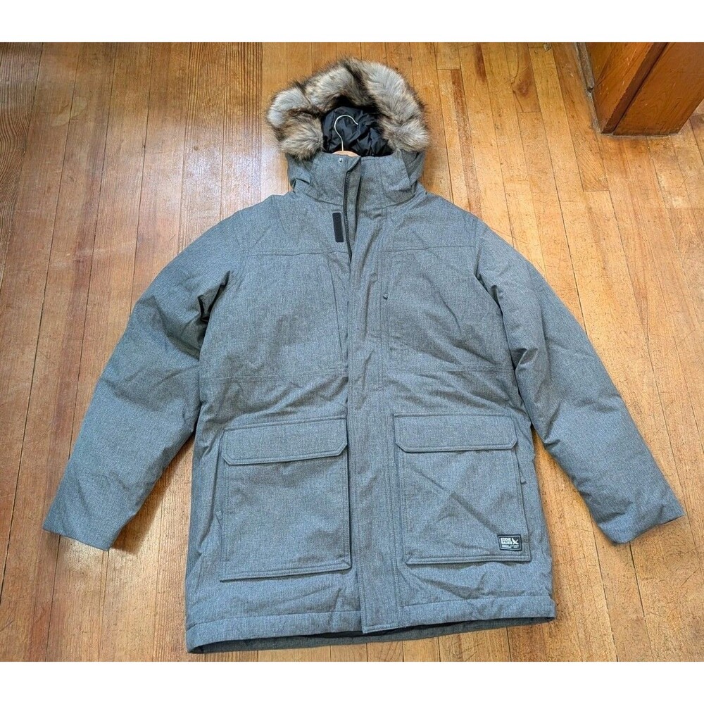 EDDIE BAUER New $399 Men's 650 Down Insulated Parka Jacket Waterproof Hood M